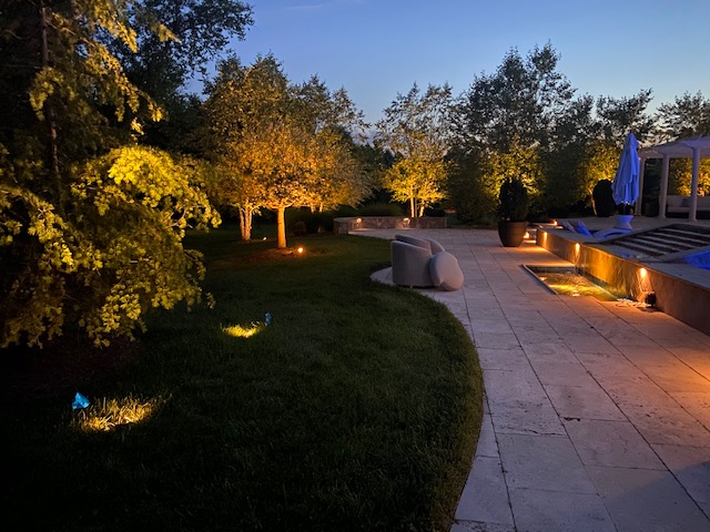 outdoor lighting landscape path